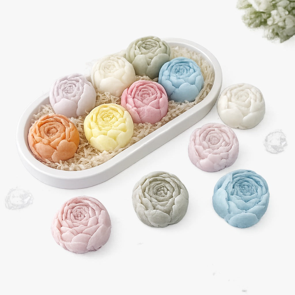 Gul-e-Noor Scented Peony Flower Candles