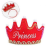 LED Luminous Princes Crown Cap Hat For Kids Birthday Party