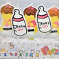 Baby And Feeder Shaped Baby Shower Candle