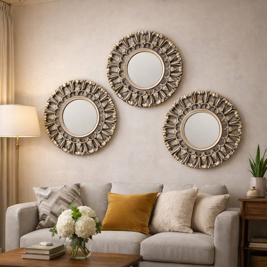 Ethereal Bloom Wall Accents (Set of 3)