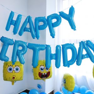 Happy Birthday Foil Balloons Set