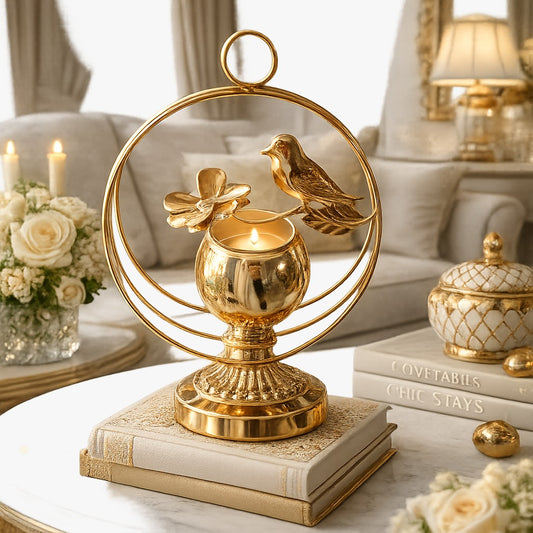 Golden Songbird Orb Wax Warmer