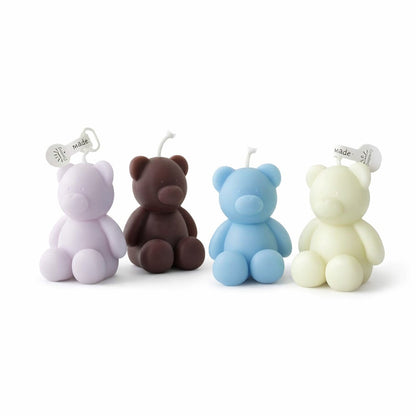 Teddy Love Scented Pillar Candles