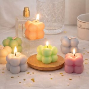 Dil-se-Dil Heart Stack Pillar Candles