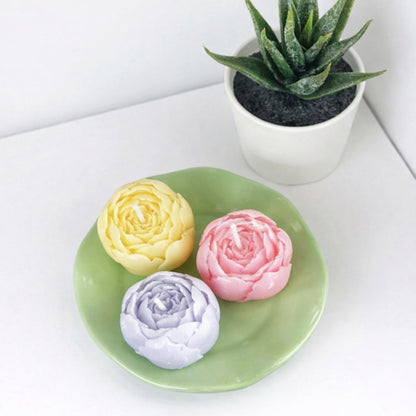 Gul-e-Noor Scented Peony Flower Candles
