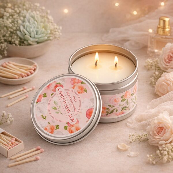 Gul-e-Khaas Luxury Double Wick Soy Candle