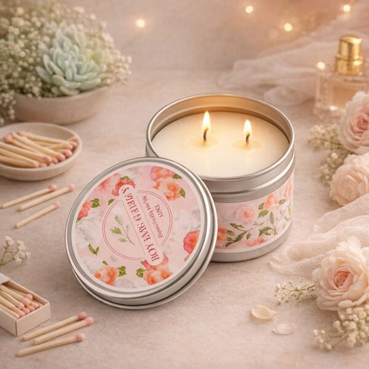 Gul-e-Khaas Luxury Double Wick Soy Candle