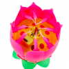 Birthday Musical Flower Rotating Birthday Candle